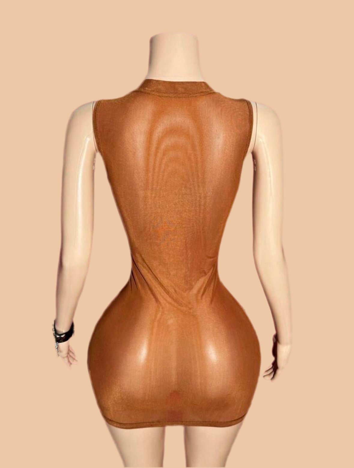 “Bulletin” Brown Dress