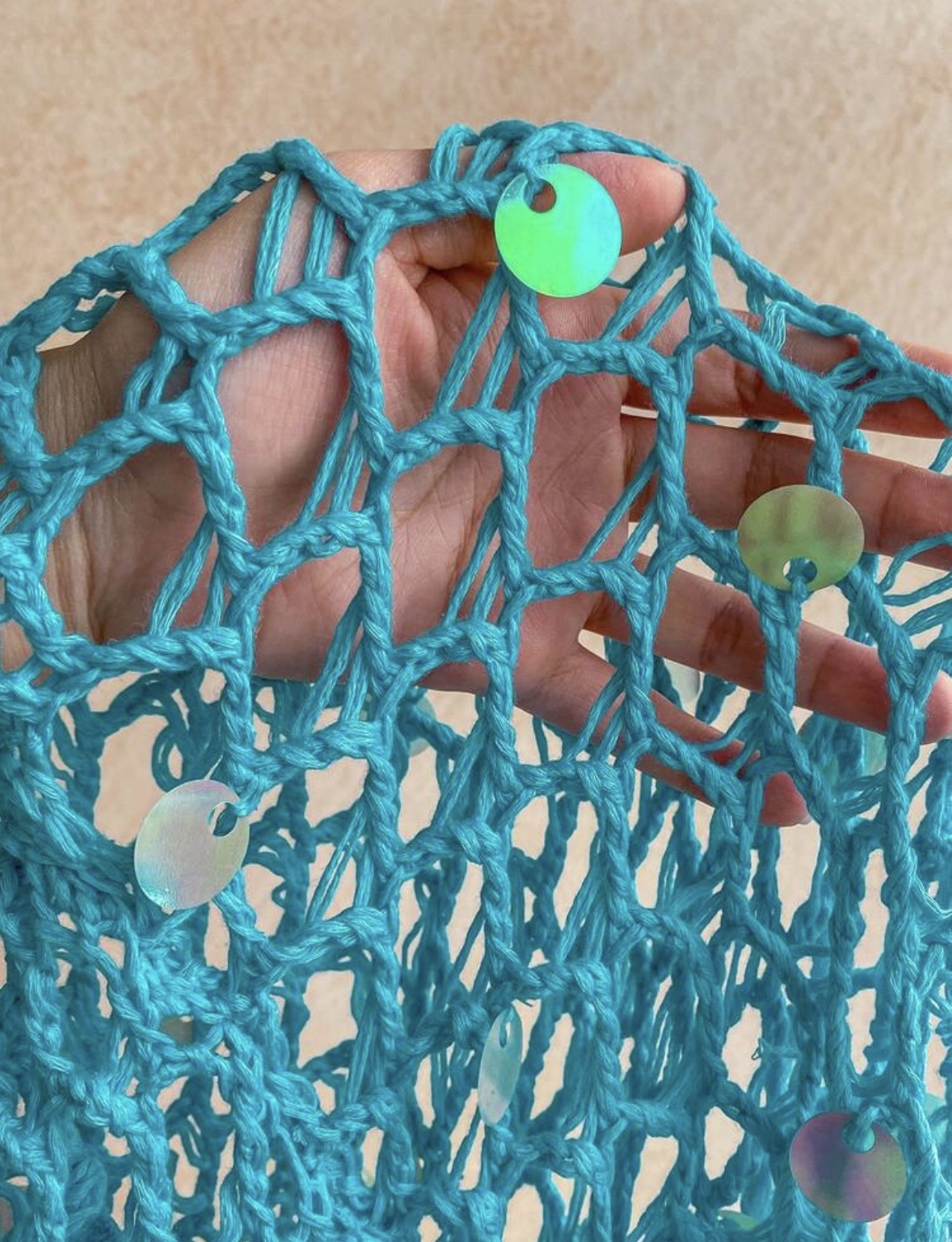 “Tassle Turks” Blue 3 Piece Swimsuit