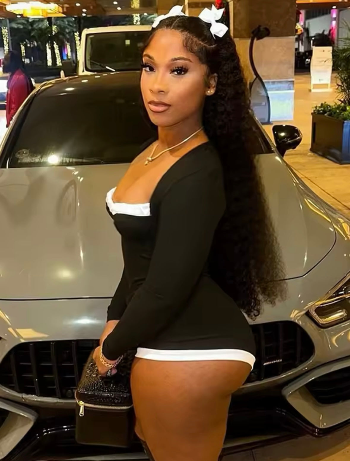 “Makayla” Black Romper