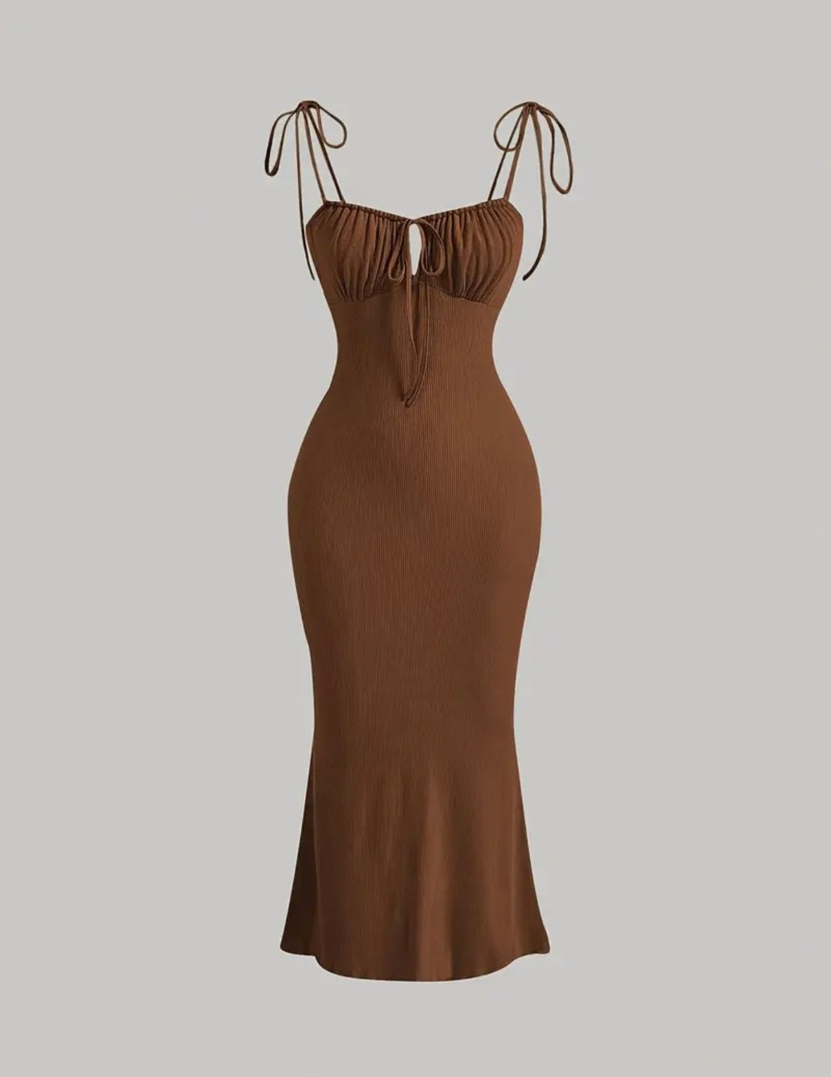 “Yuri” Brown Dress