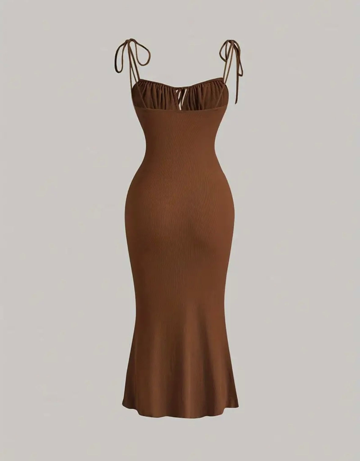 “Yuri” Brown Dress