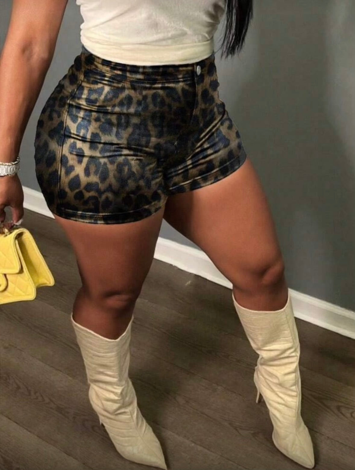 “Laura Leopard” Shorts