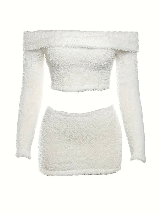 “Wonderland” White 2 Piece Set