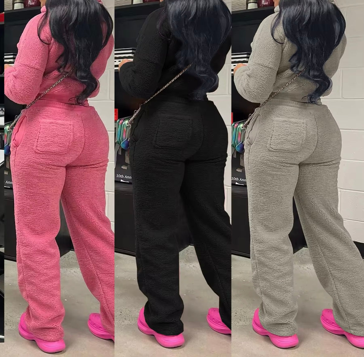 “Keep Me Warm” Pink 2 Piece Set