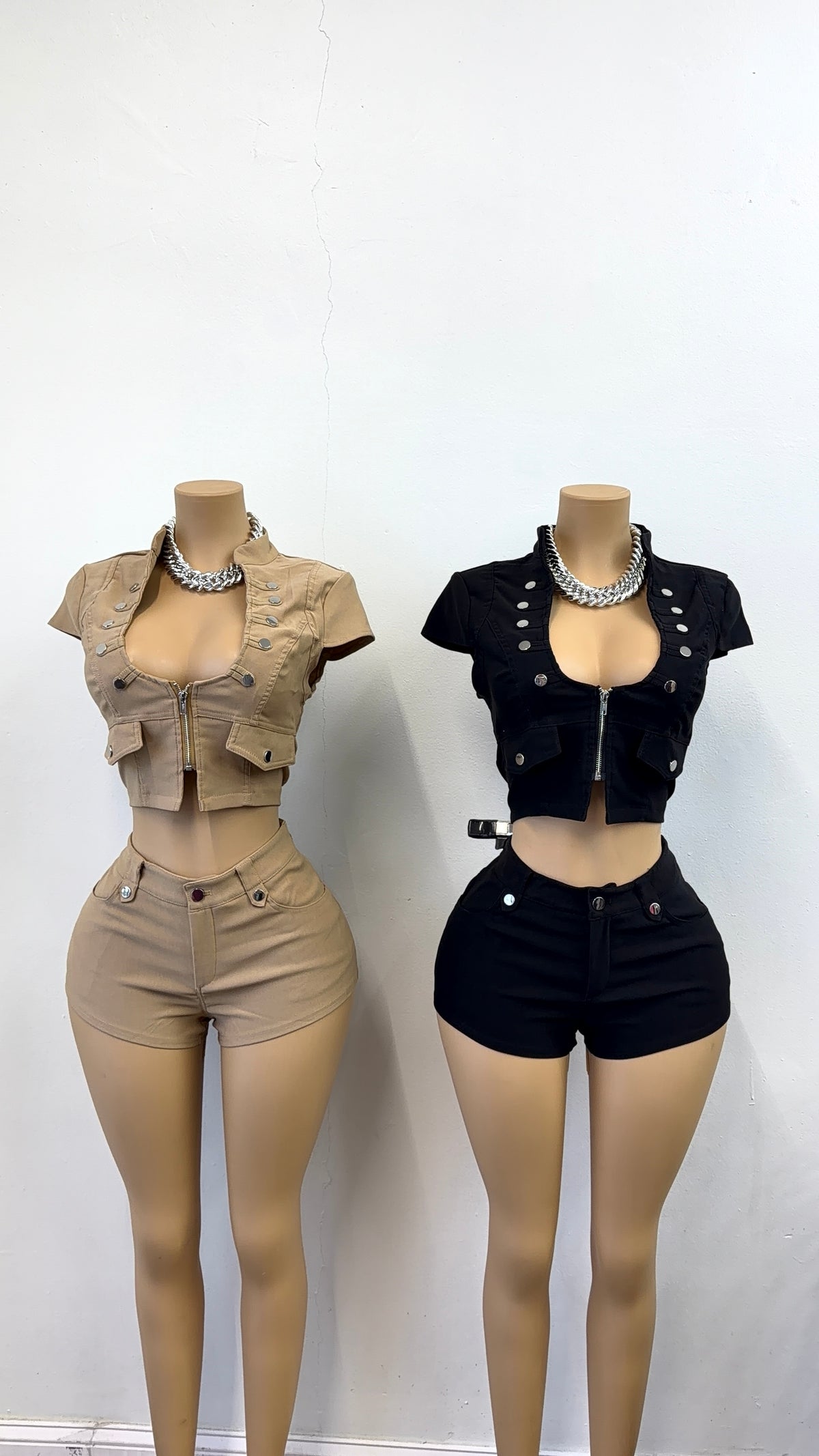 “Cadet” Black 2 Piece Set