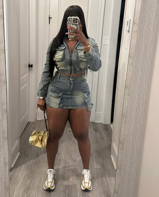 “ Dina Denim” 2 Piece Set