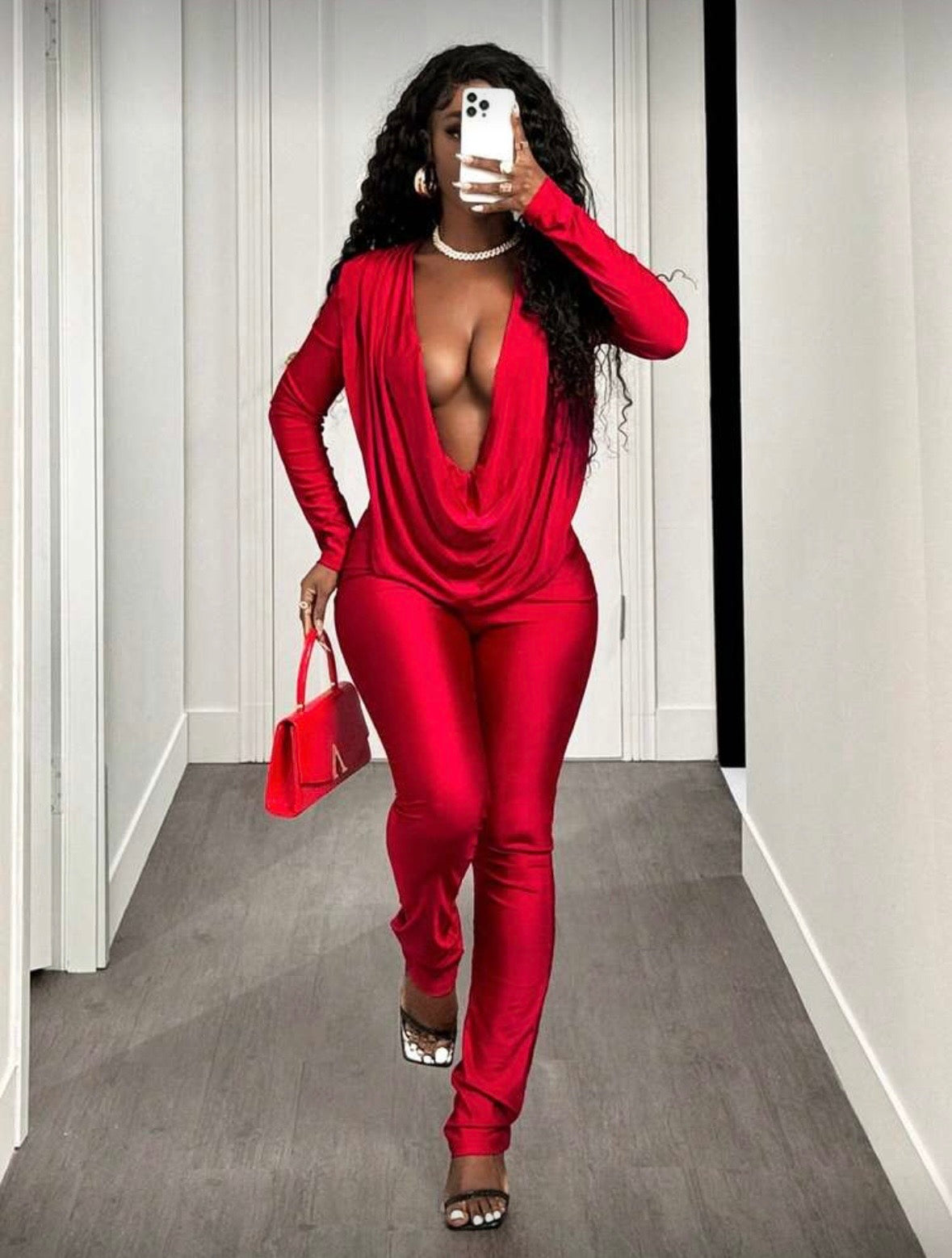 “All Mines” Red Jumpsuit