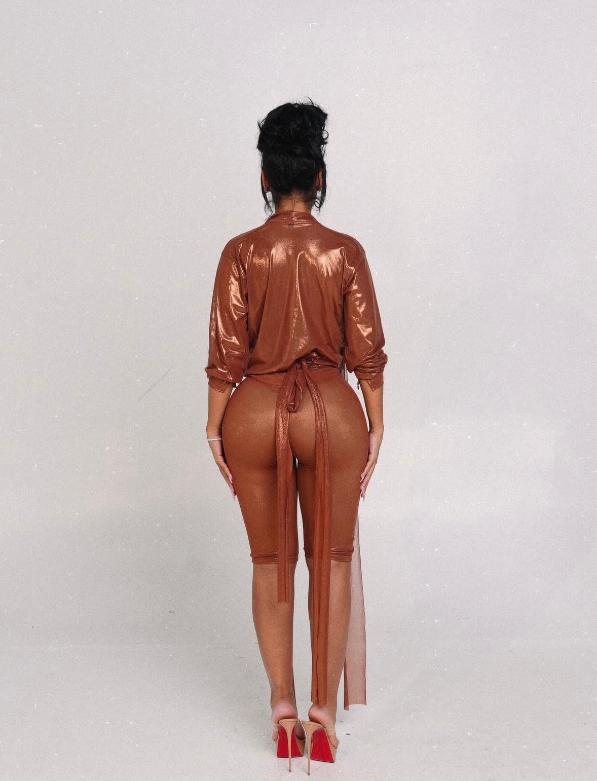 “Monochrome” Black 2 Piece Set