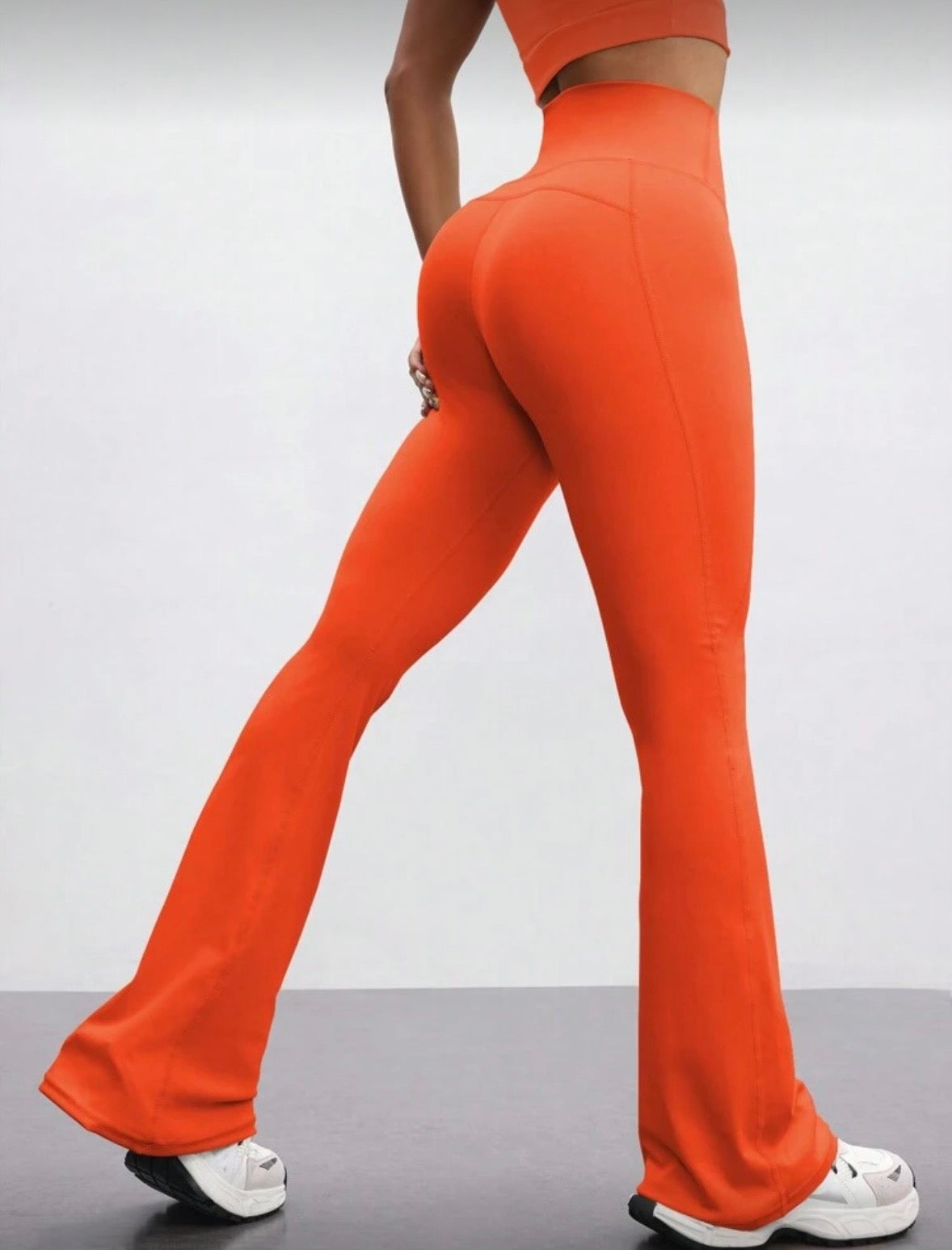 “Farrah Flare” Orange Pants