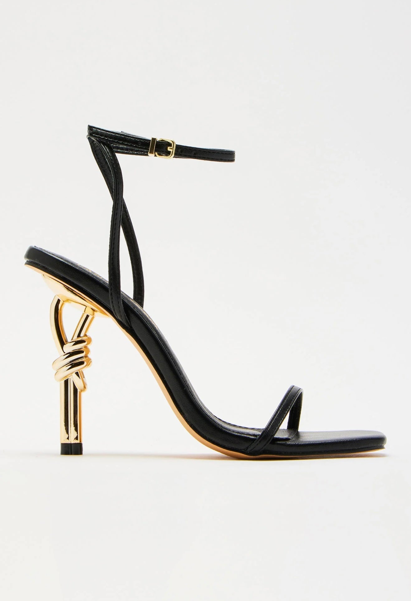 “Knot It” Silver Heel