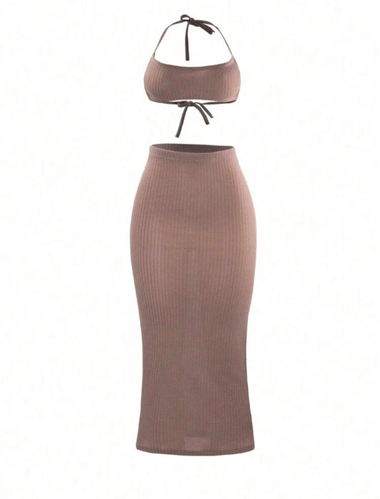 “Samone” Brown 2 Piece Set