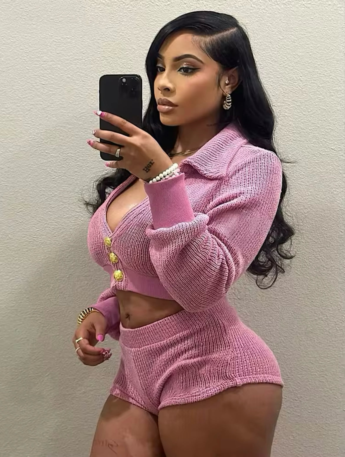 “Chasity” Pink 2 Piece Set