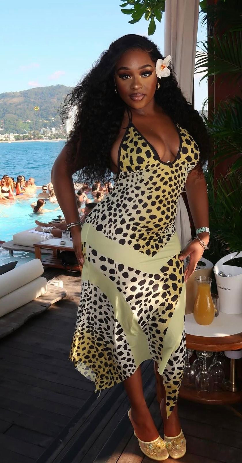 “Cheetah Silks” Dress