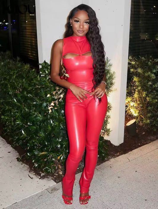 “ Liquid Lava” Red 2 Piece Set