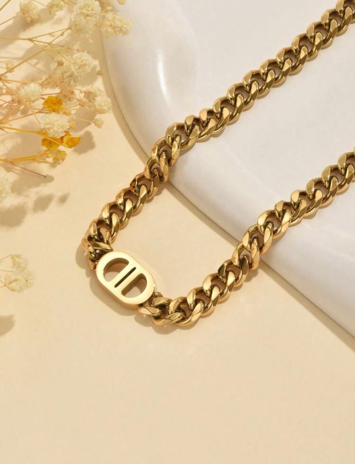 “Double It” Gold Necklace