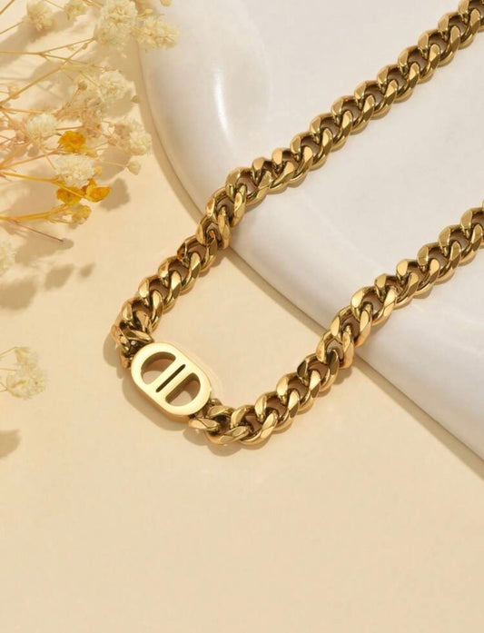 “Double It” Gold Necklace