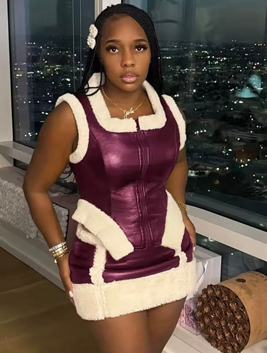 “ Tis Season” Burgundy 2 Piece Set