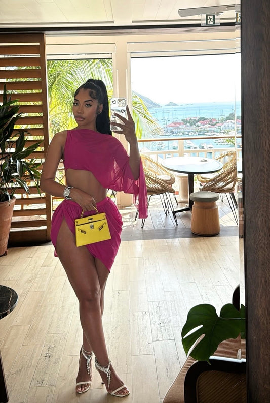 “Allure” Pink 2 Piece Set