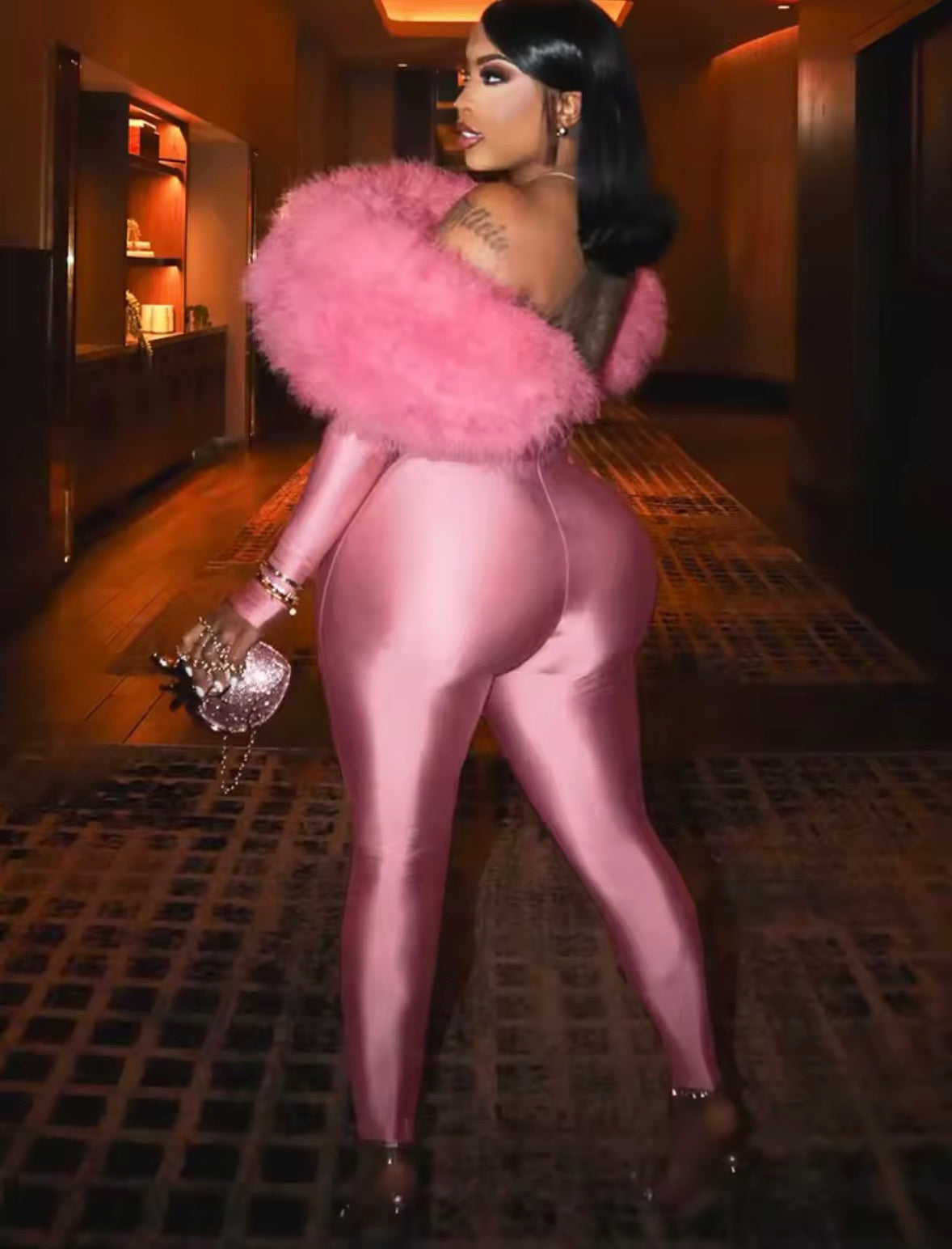 “Cloud 9” Pink Jumpsuit