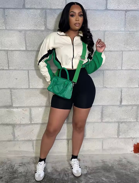 “Chill On Me” Green 2 Piece Set