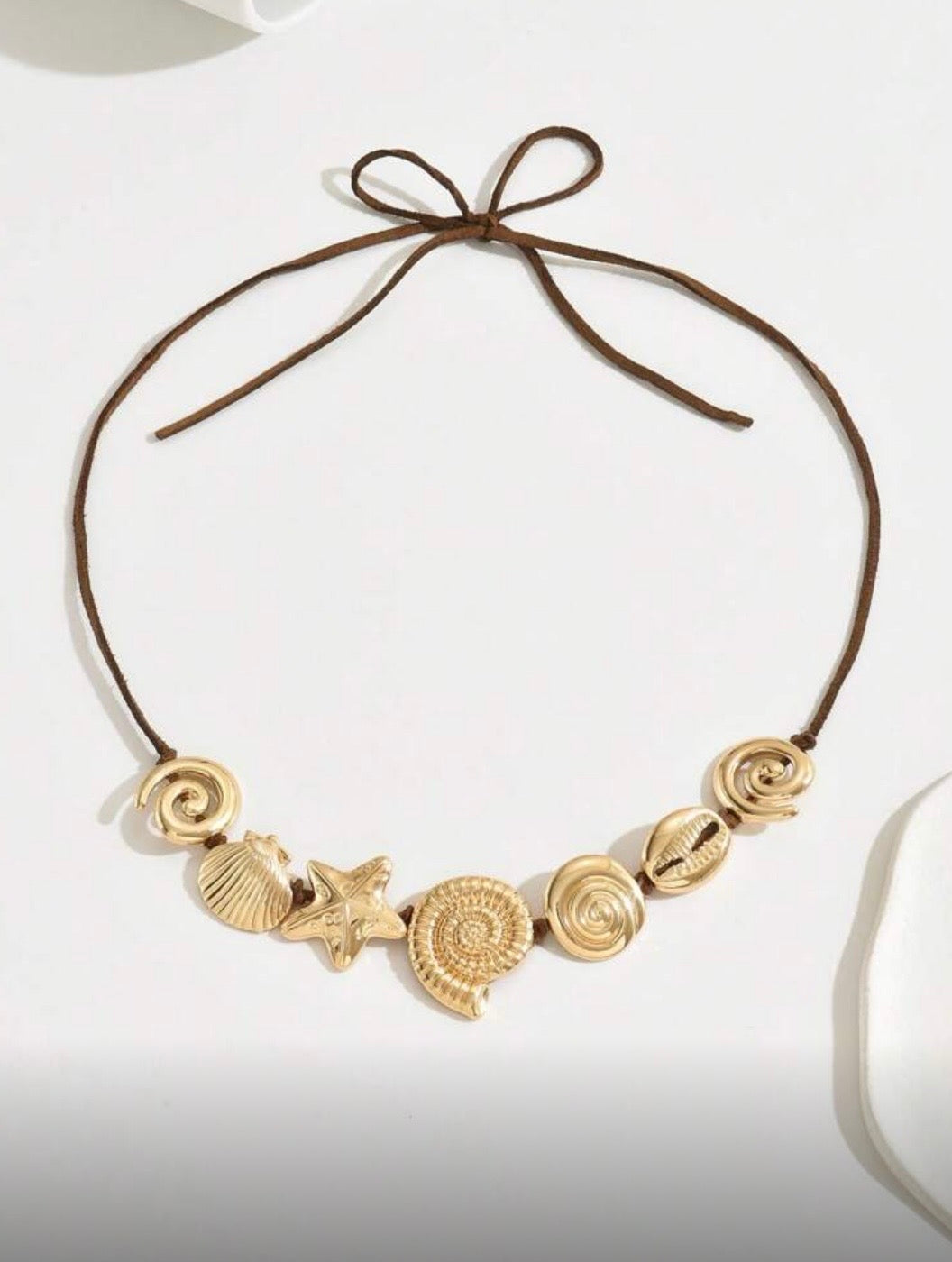“Seashell” Gold Necklace