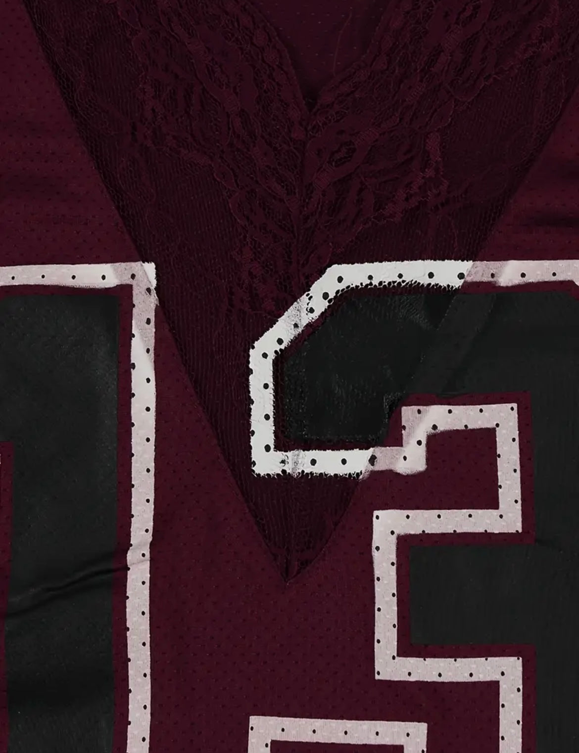 “Lucky 13” Burgundy Top