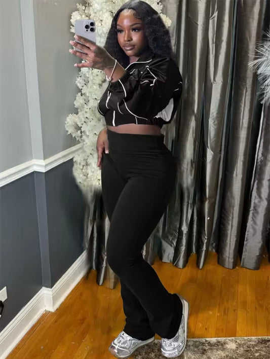 “Traction” Black 2 Piece Set