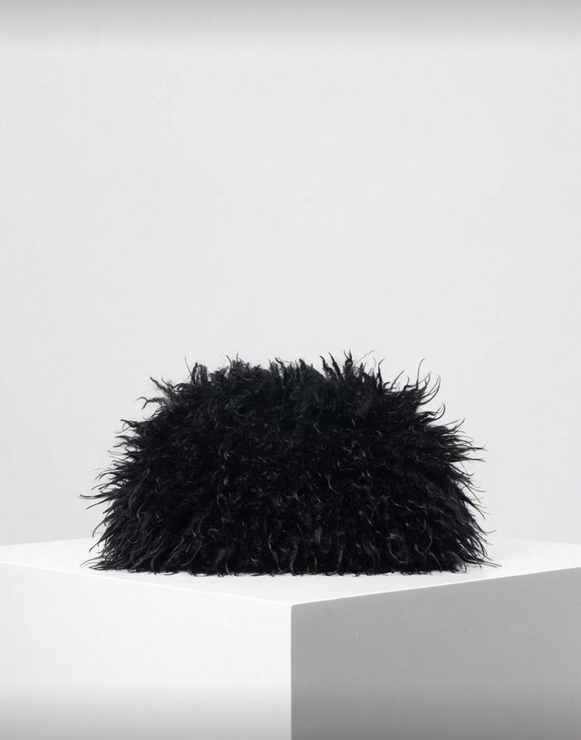 “Maddie” Pink Furr Handbag