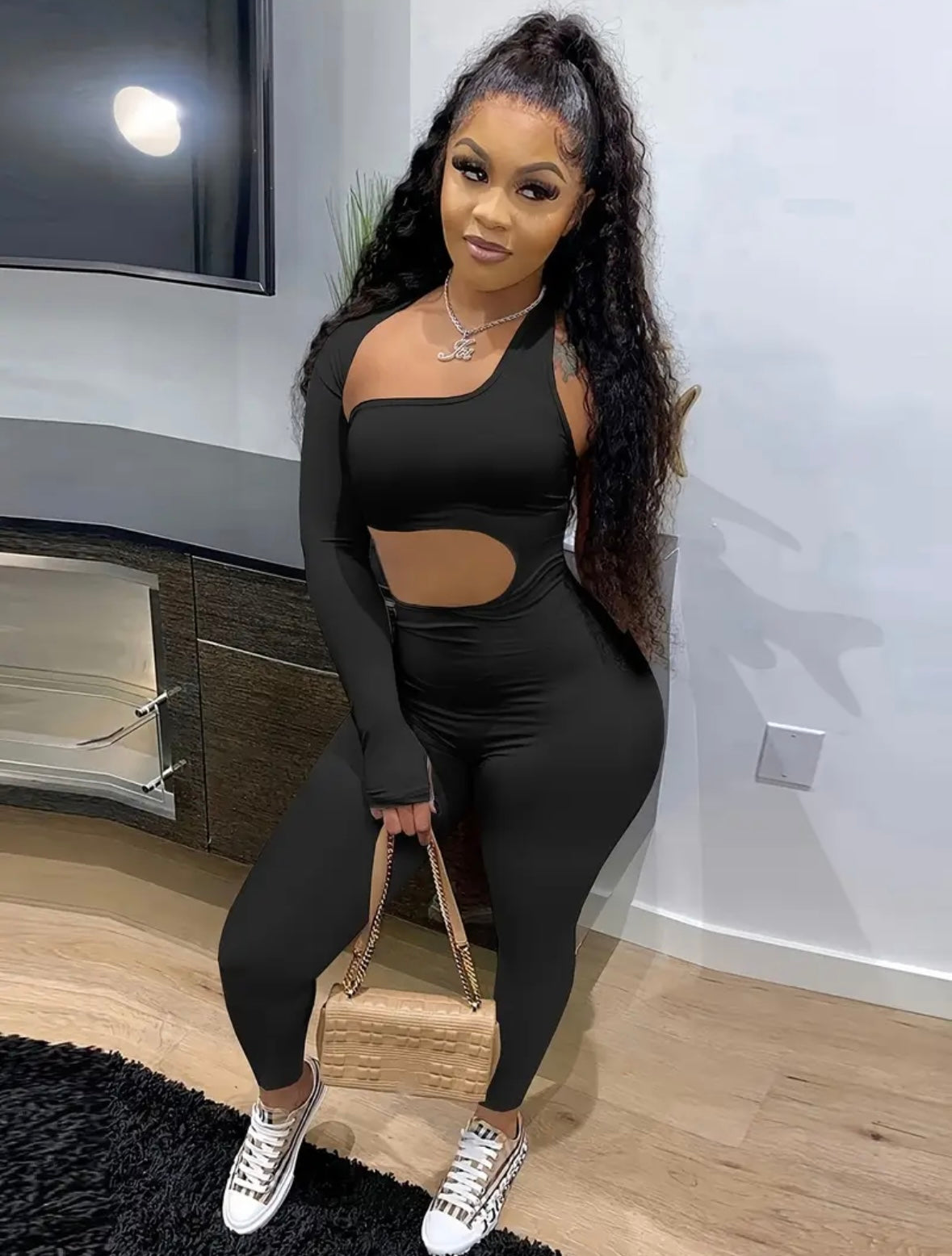 “Mya” Black Jumpsuit
