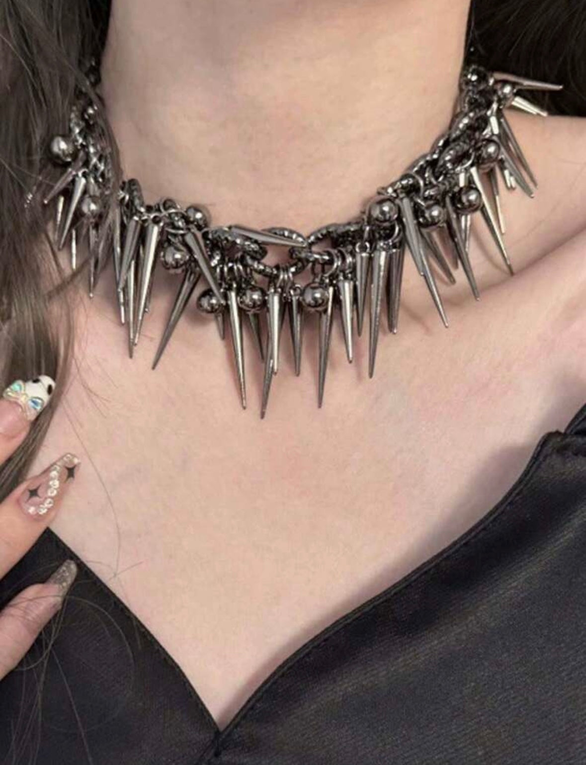 “Dimish Spikes” Necklace