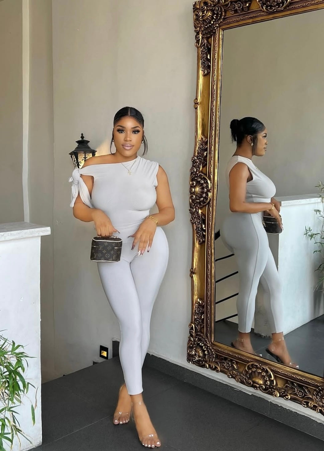 “Celest” White 2 Piece Set