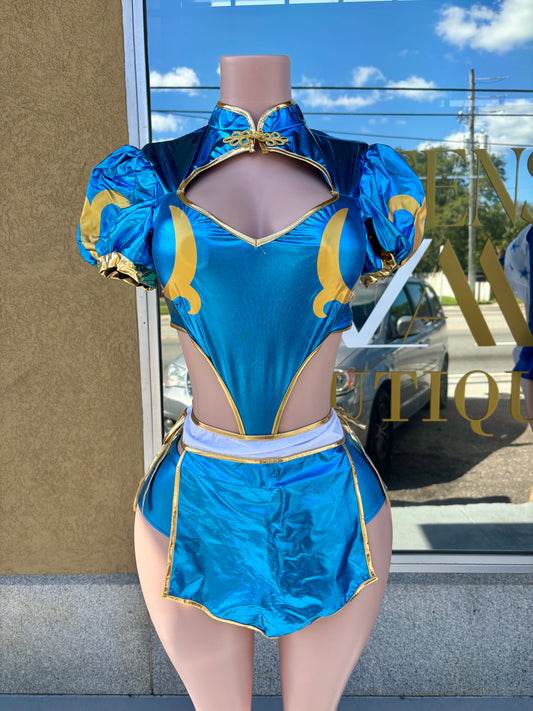 “Chun Li” 4 Piece Costume
