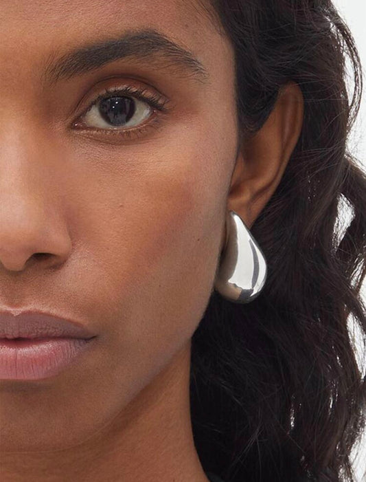 “Droplet” Silver Earrings