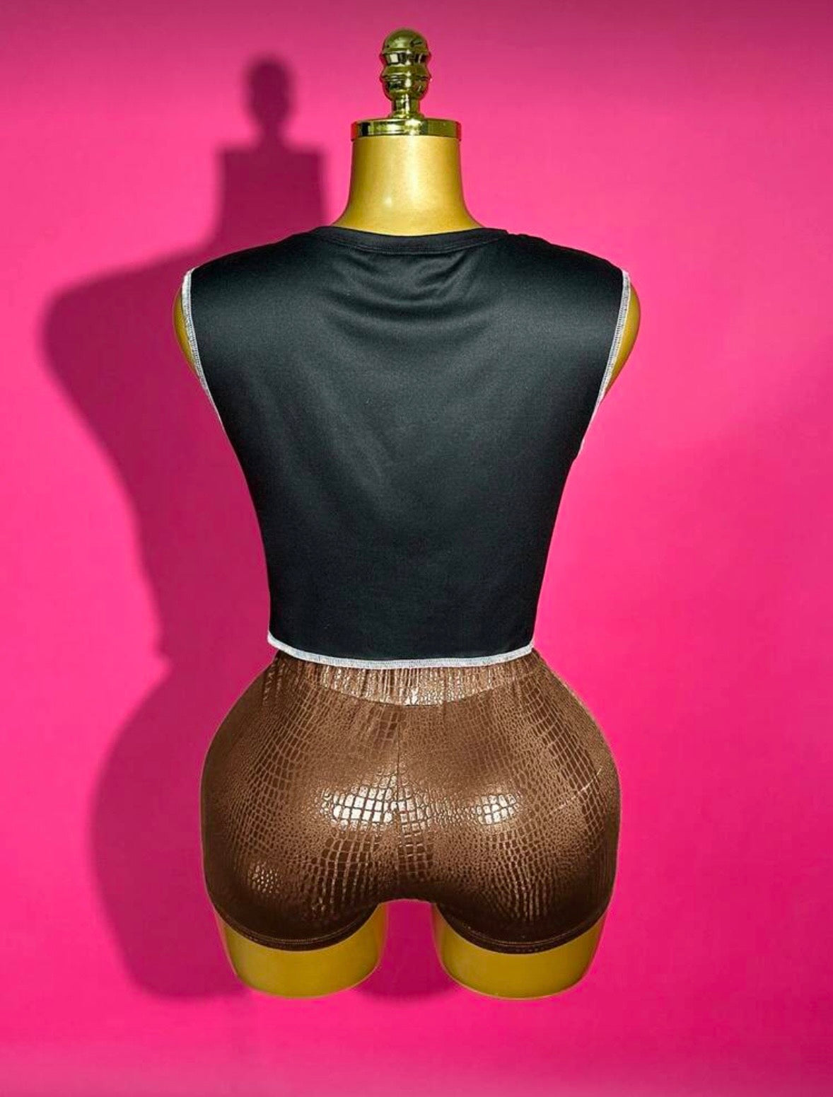 “Black Essence” Brown 2 Piece Set