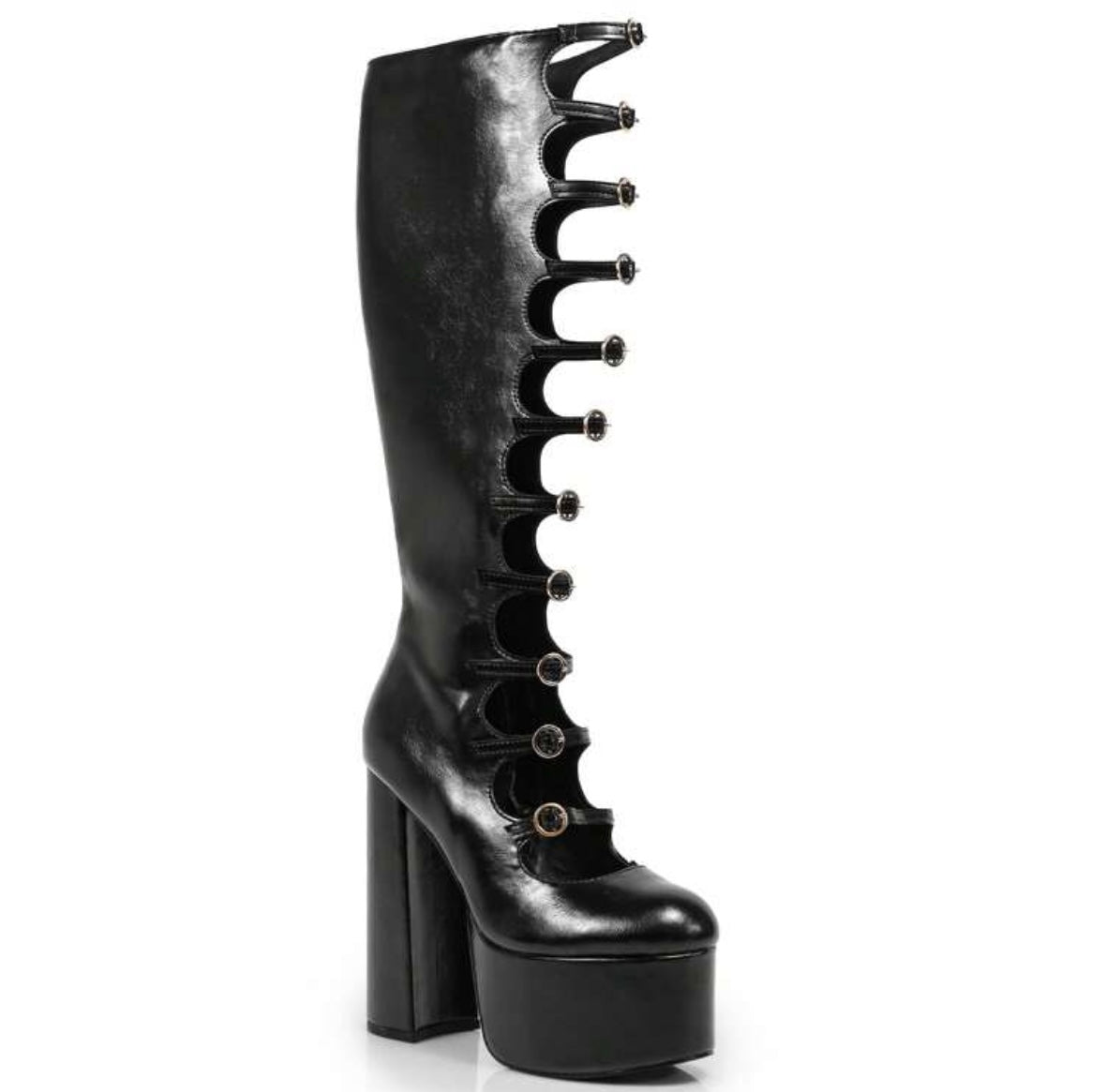 “ Madame” Black Heel