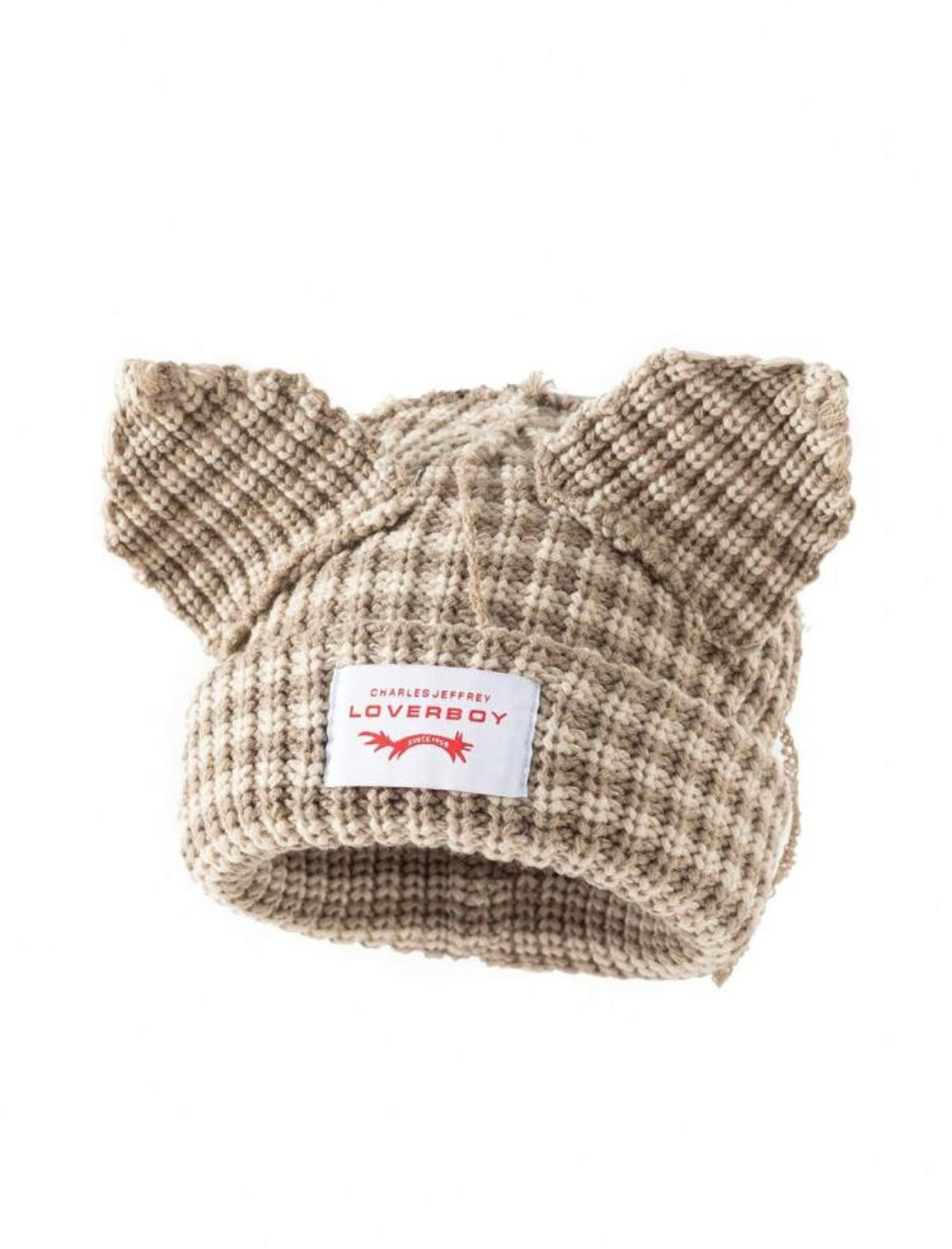 “LoverGirl” Brown Knit Hat