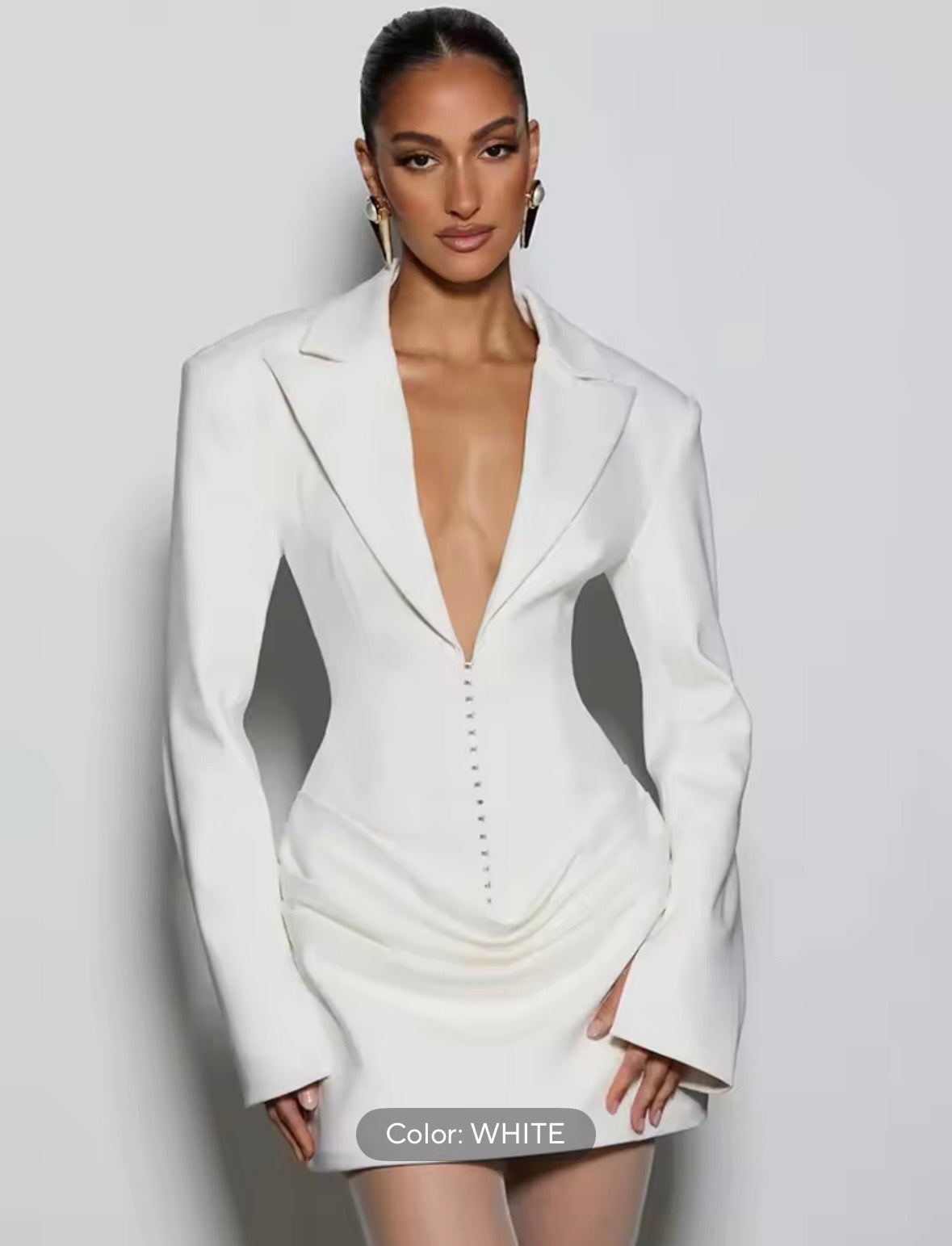 “Champagne Tower” Plum Dress