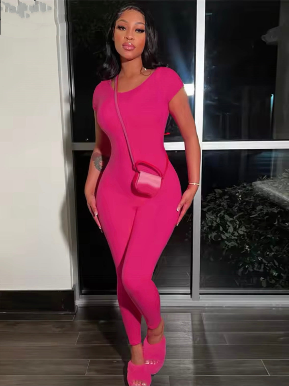 “Giselle” Grey Jumpsuit