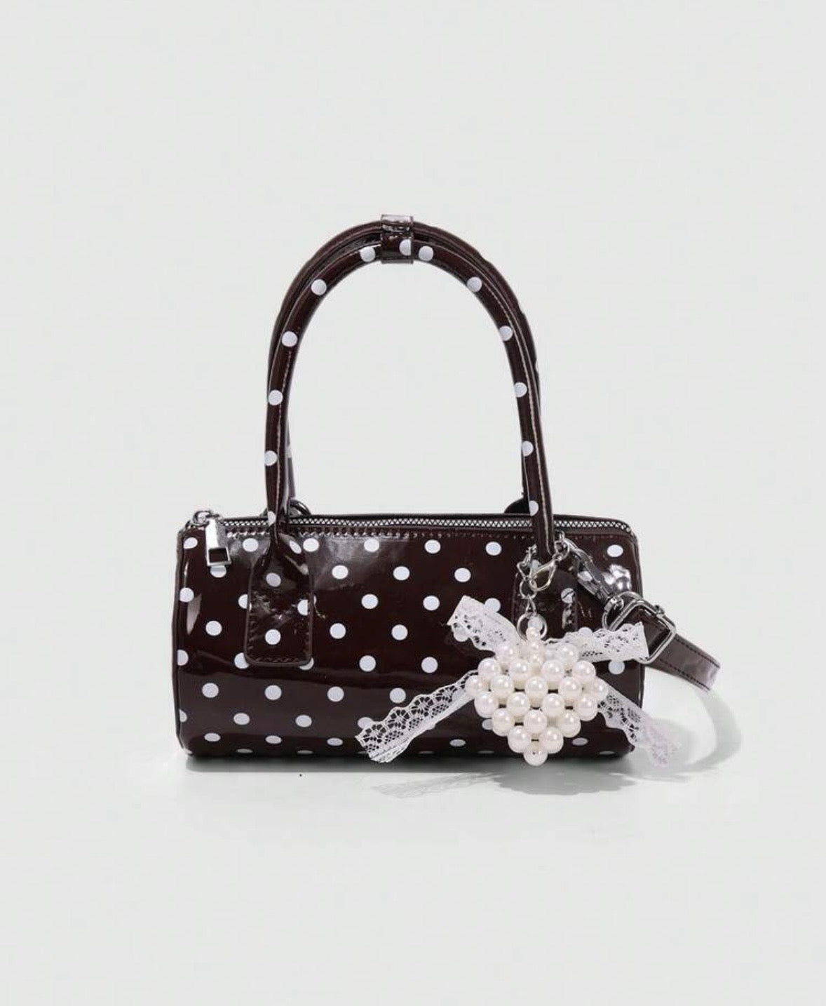 “Polka” Yellow handbag
