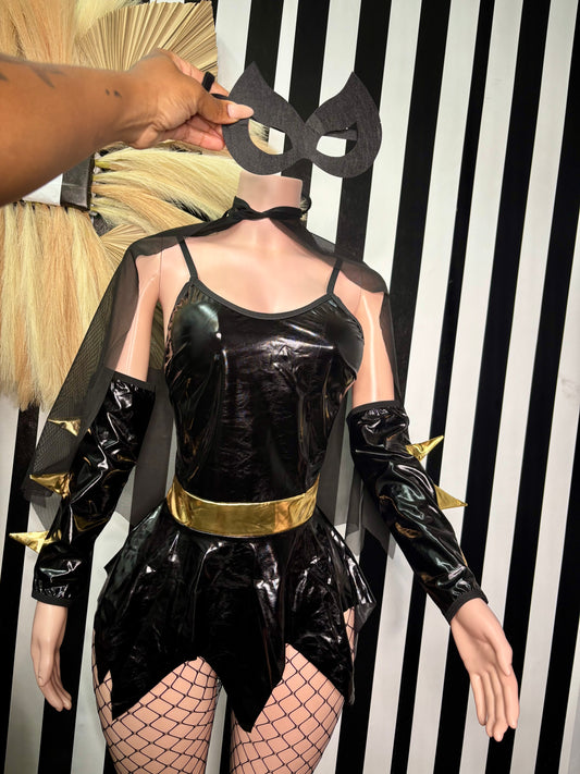 “Batman” Black 4 Piece Costume