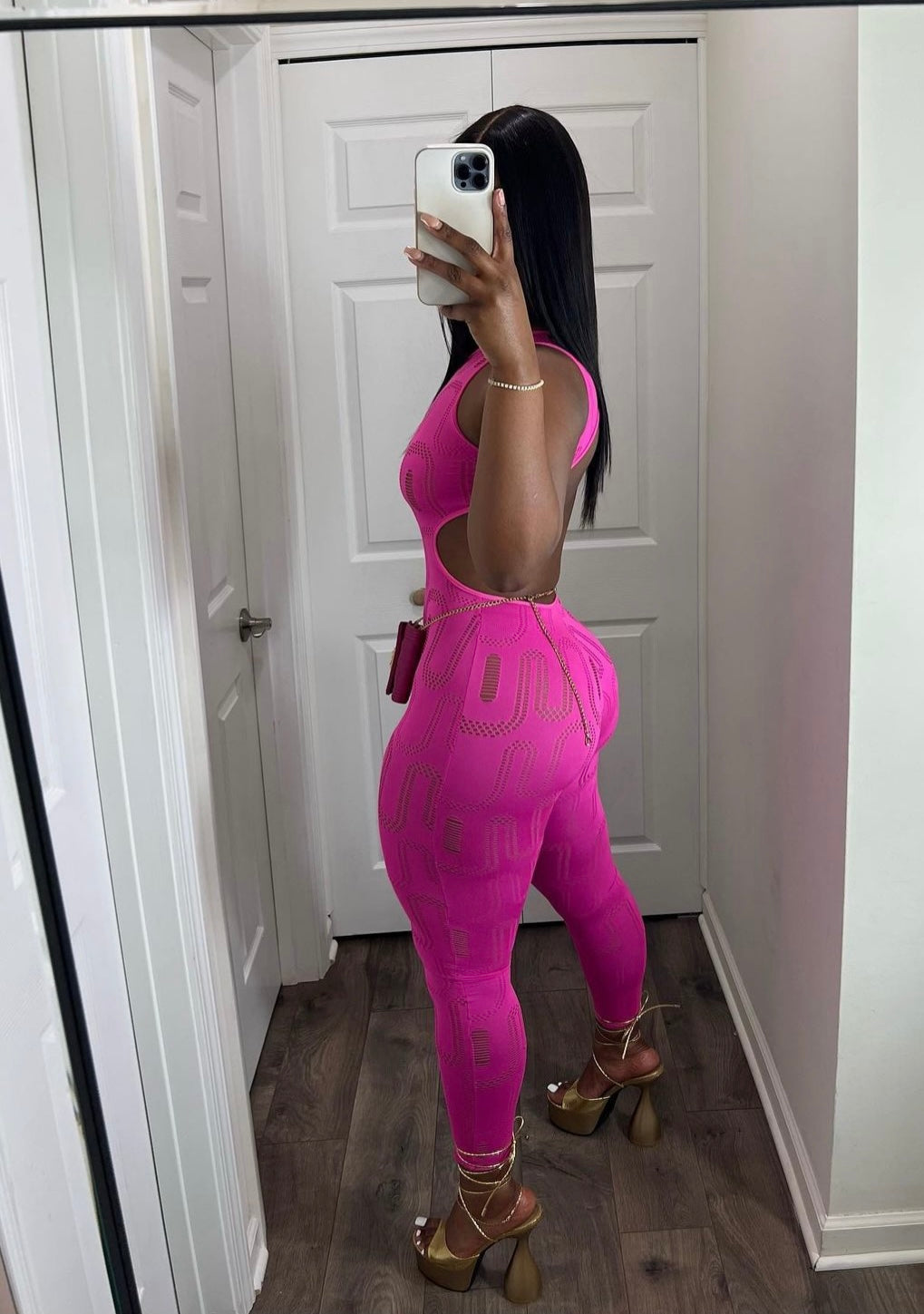 “Candy Shop” Pink Jumpsuit