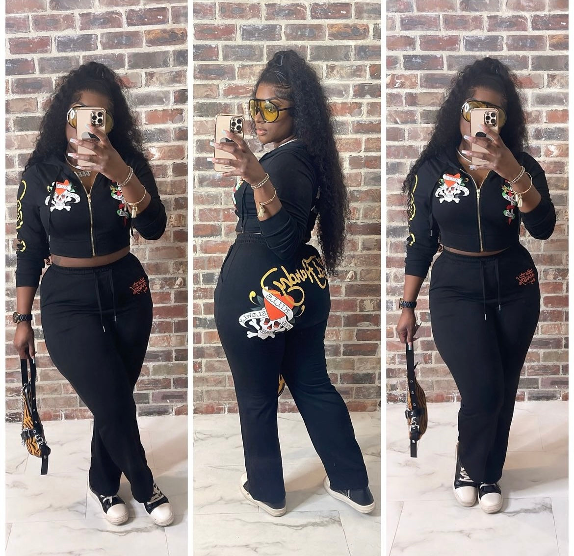 “Hardy” Black Jogger 2 Piece Set