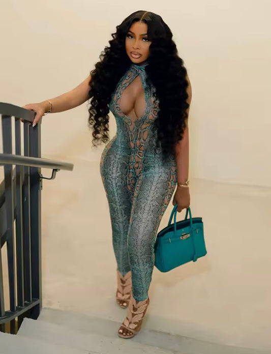 “Slithering” Jumpsuit