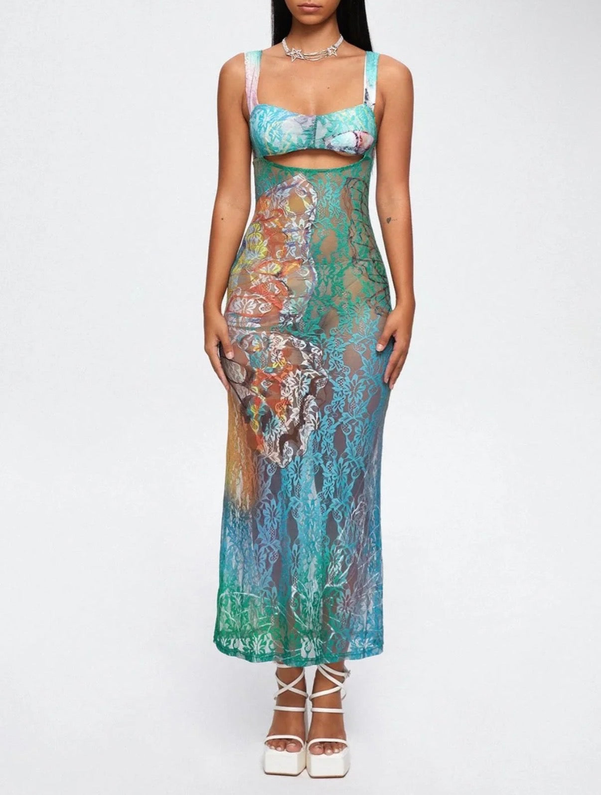 “Little Mermaid” Blue Dress