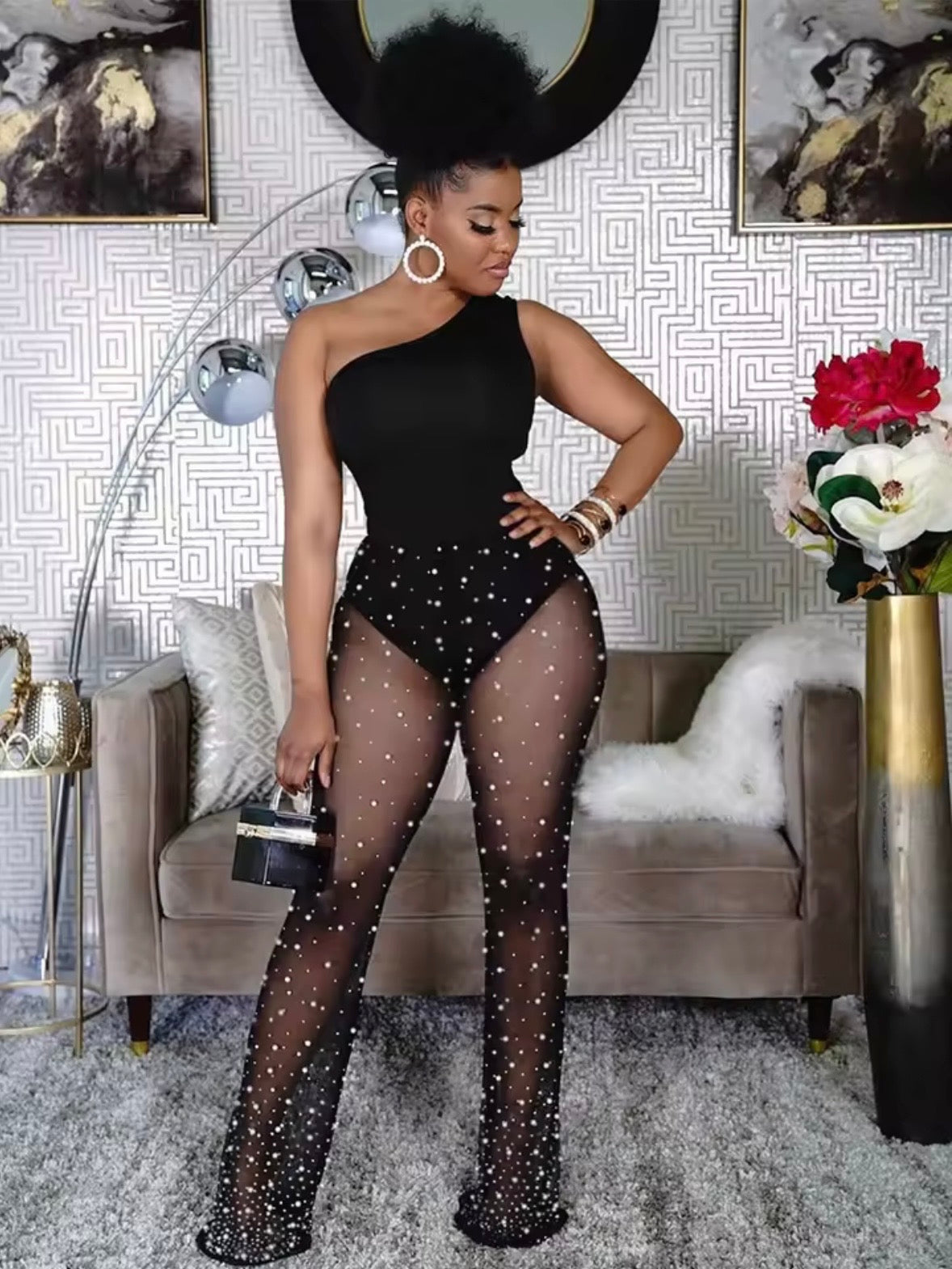“Rachel” Black Jumpsuit