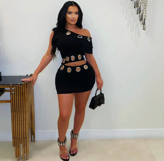 “Trophy” Black 2 Piece Set