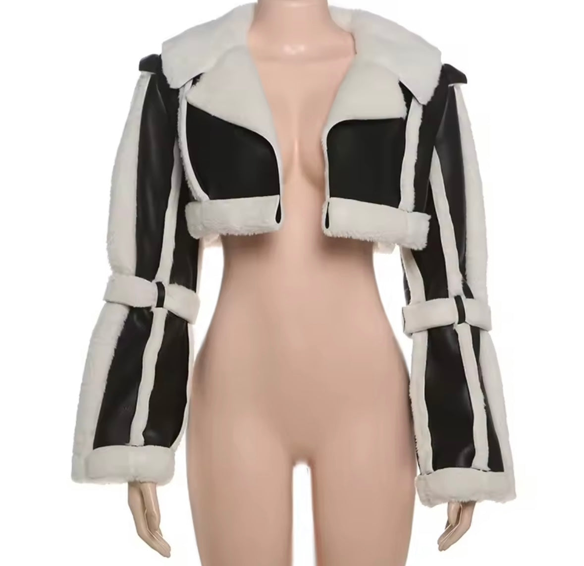 “Widow” Black Leather Jacket