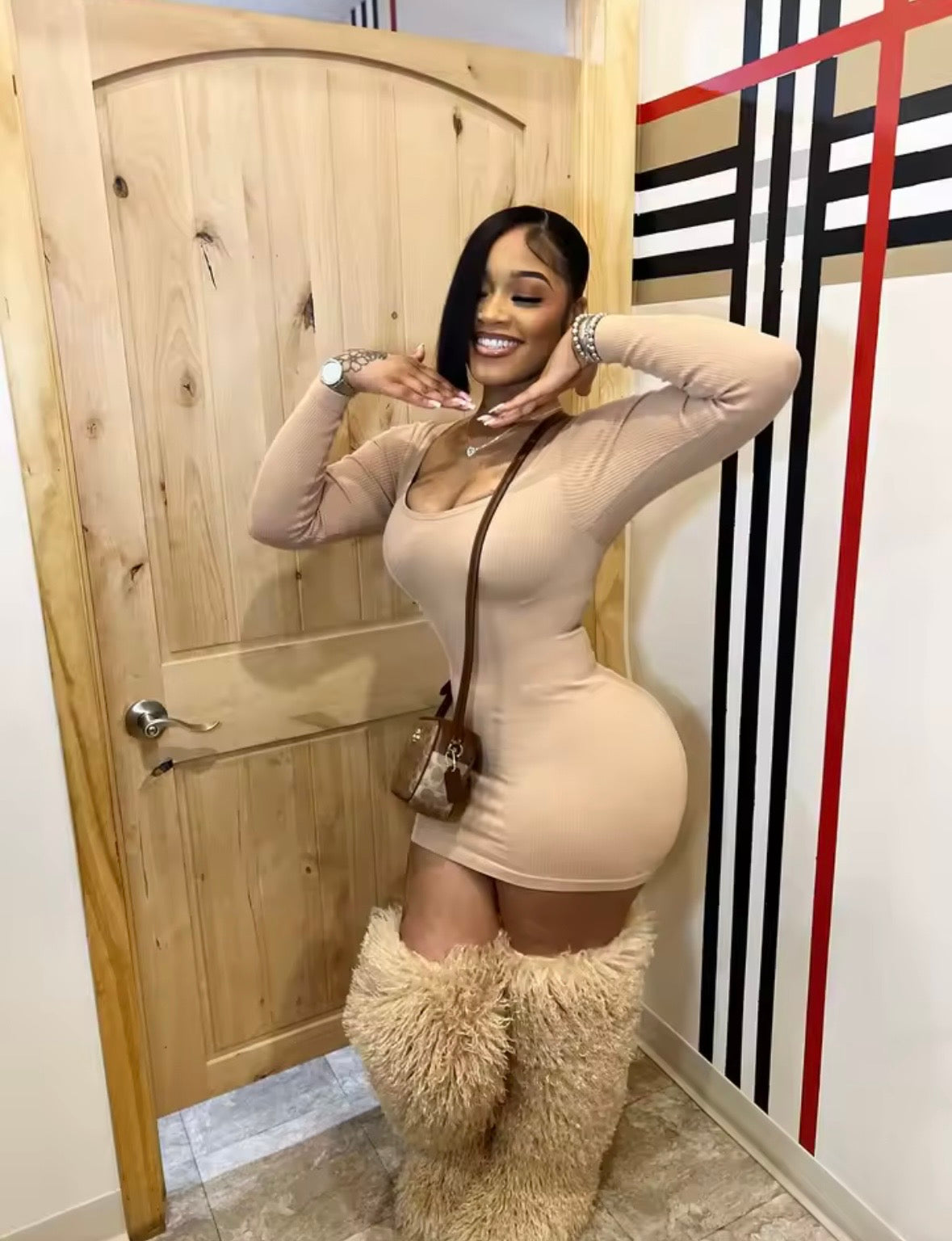 “Bobbi Bodycon” Black Dress