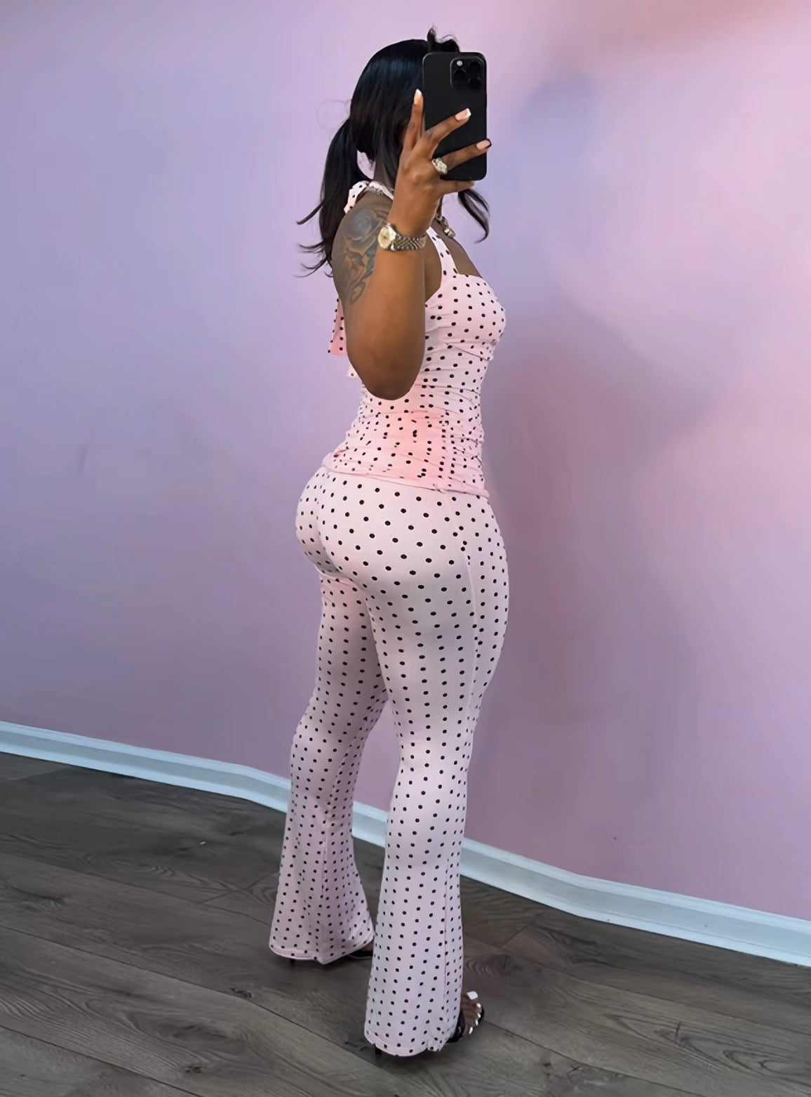 “Paisley Polka” Pink 2 Piece Set