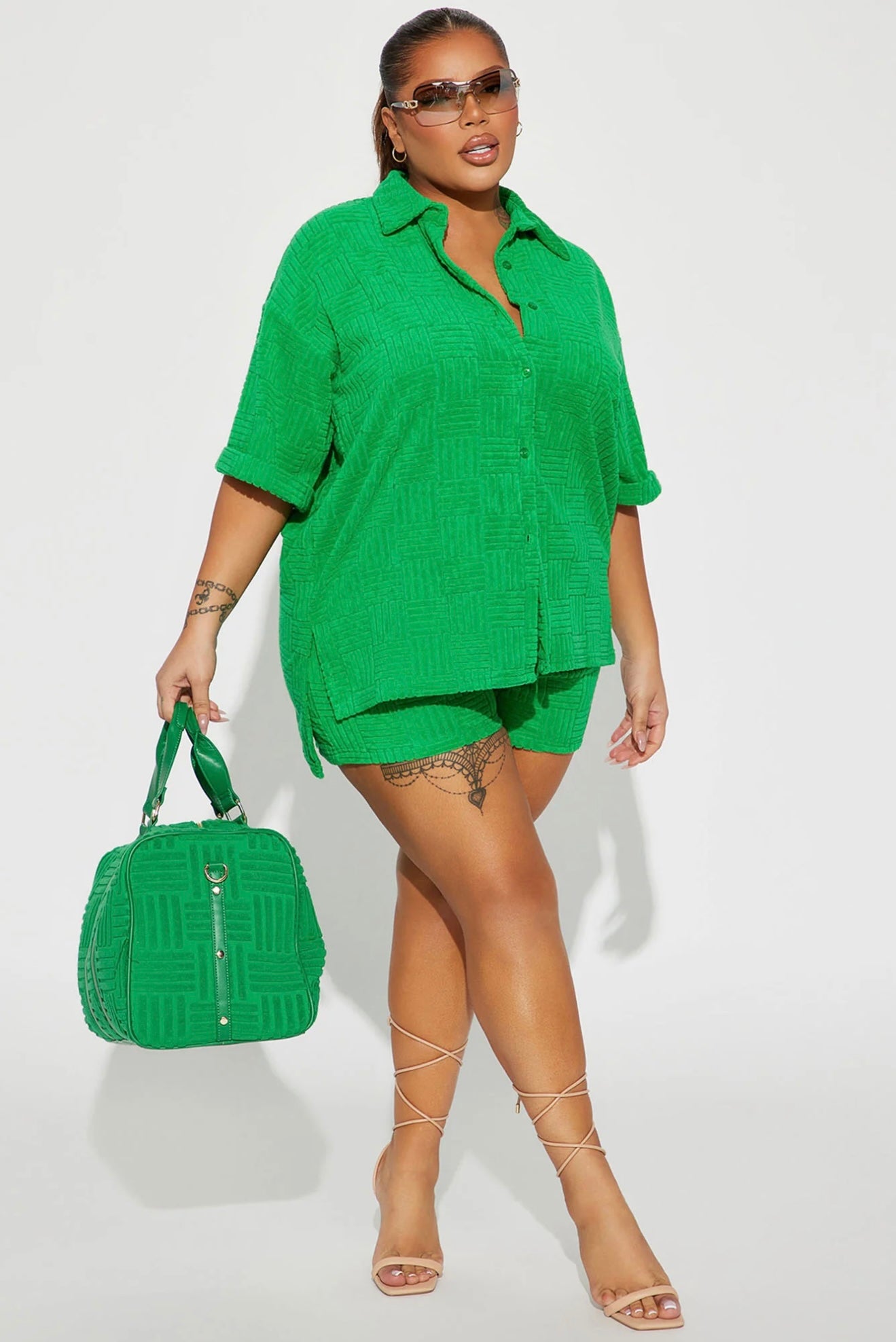 “Tera Terry” Green 2 Piece Set